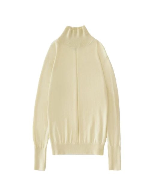 Studio Nicholson White Eide Ladder-Stitch Sweater