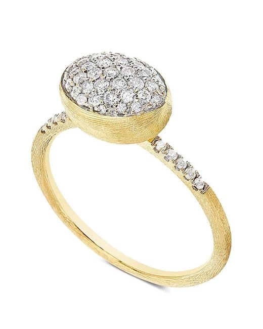 Nanis Metallic 18K Small Elite Diamond Ring