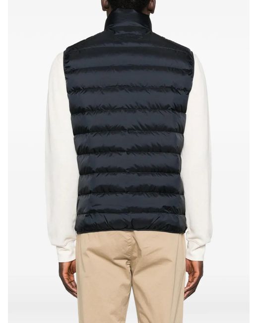 Gant Black Zipped Gilet for men