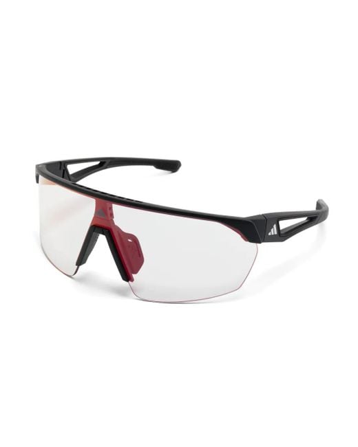 Adidas Black Shield-Frame Sunglasses