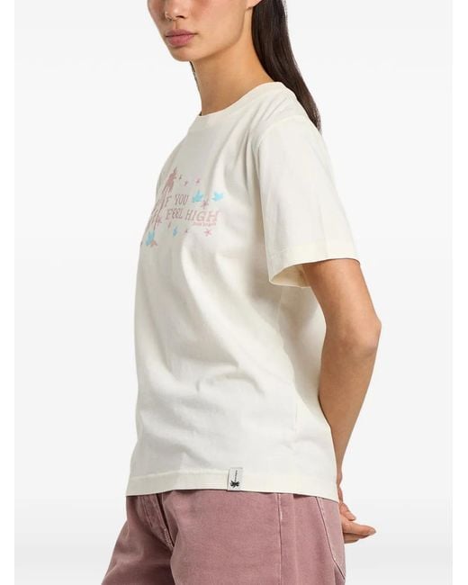 Palm Angels White Feel High Regular T-Shirt