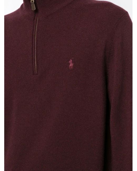 Polo Ralph Lauren Pullover Mit Stehkragen in Red für Herren
