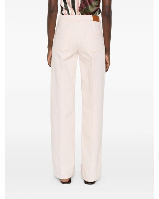 Forte_forte White Five-Pockets Trousers