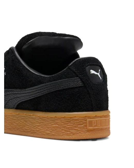 PUMA Black Suede Xl Flecked Trainers