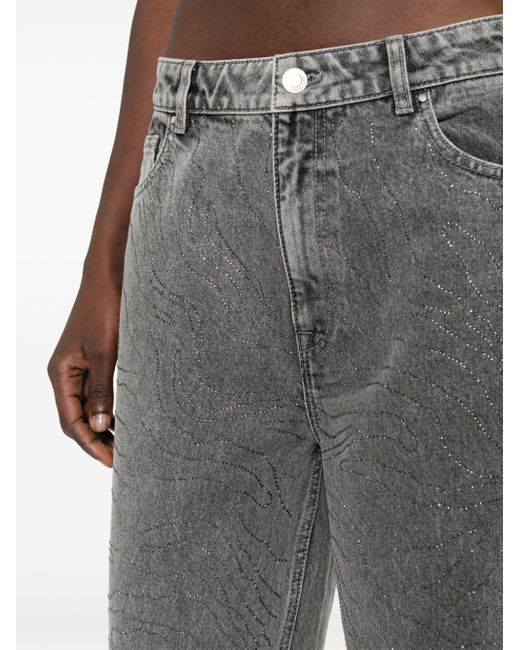 Jeans a gamba ampia di ROTATE BIRGER CHRISTENSEN in Gray