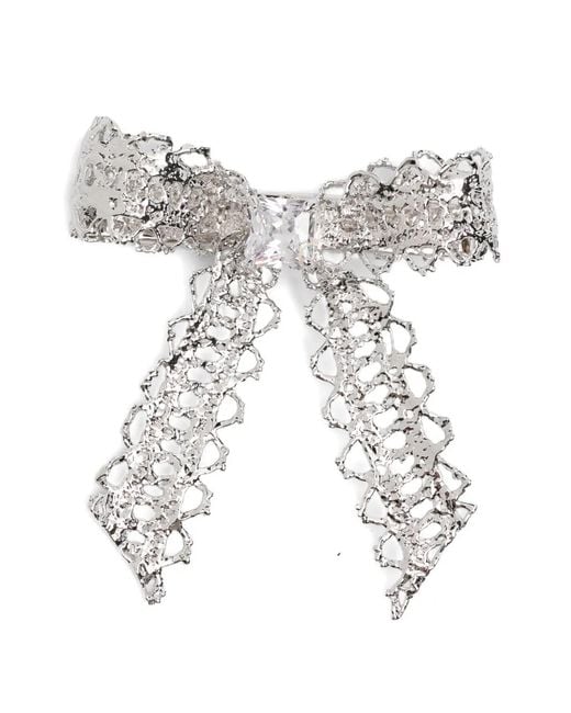 ShuShu/Tong White X Yvmin Crystal-Embellished Hair Clip