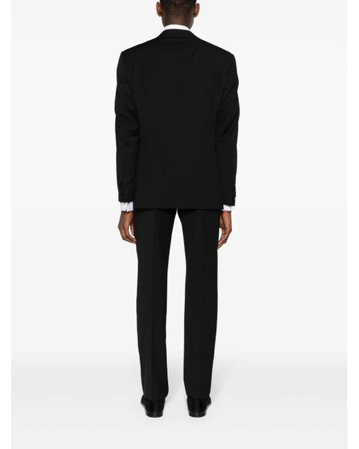 Giorgio Armani Pak Met Enkele Rij Knopen in het Black voor heren