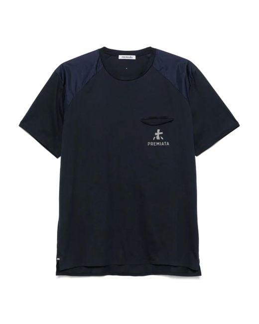 Premiata Blue Logo-Transfer T-Shirt for men