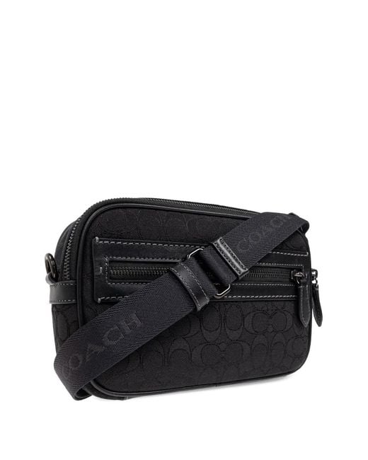 COACH Black Theo Camera Bag for men
