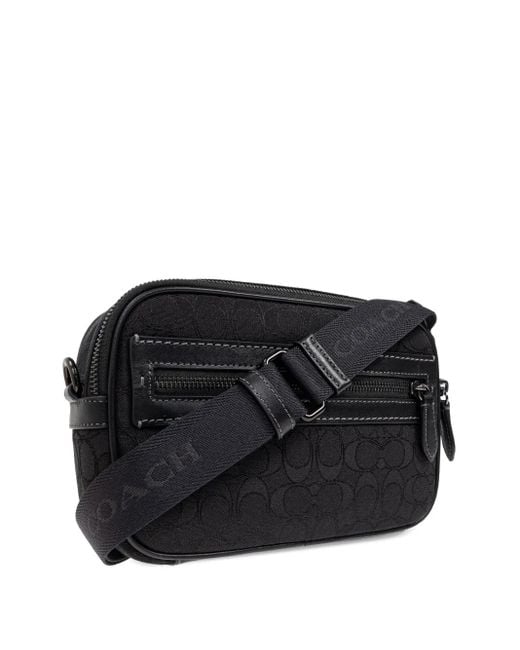 COACH Black Theo Camera Bag for men