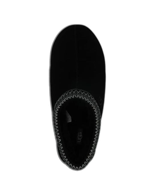 Ugg Black Tasman Ii Braided Slides