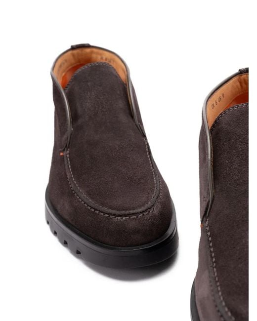 Santoni Brown "Rock" Lace Up for men