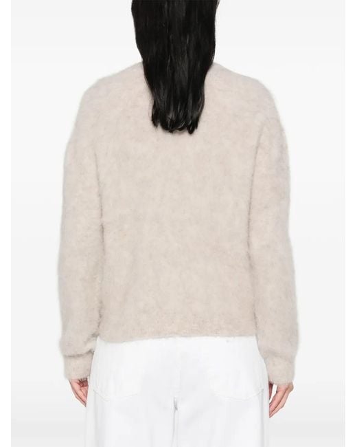 Pull À Effet Brossé AROVESCIO en coloris Natural