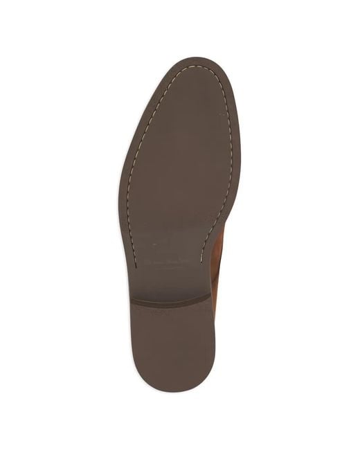 To Boot New York Brown Suede Lace-Up Derby Shoes for men