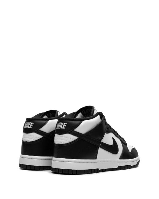 Nike Black Dunk Mid "Panda" Sneakers