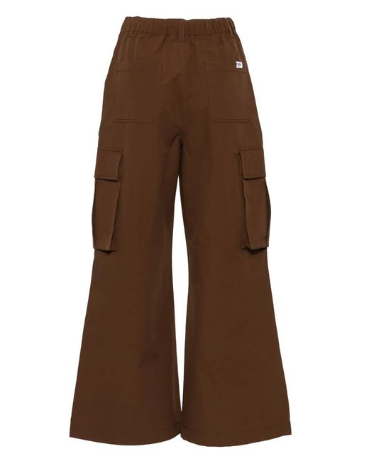 Chocoolate Brown Cargo Trousers
