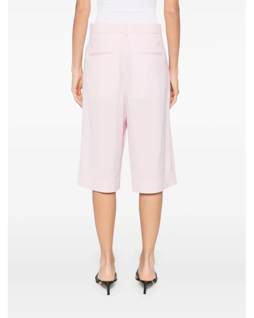Wardrobe NYC Pink Low-Rise Shorts