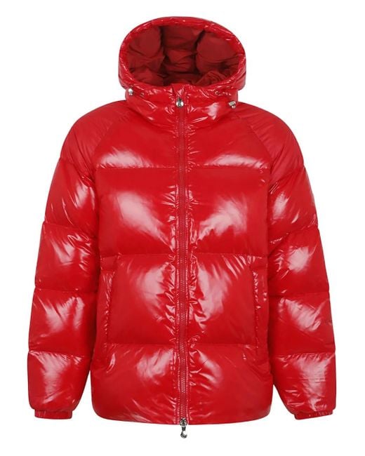 Pyrenex Red Logo-Patch Jacket