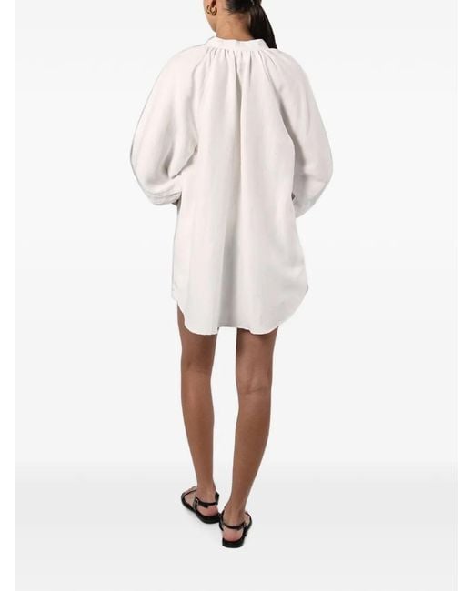 COR White Isole Drawstring Shorts