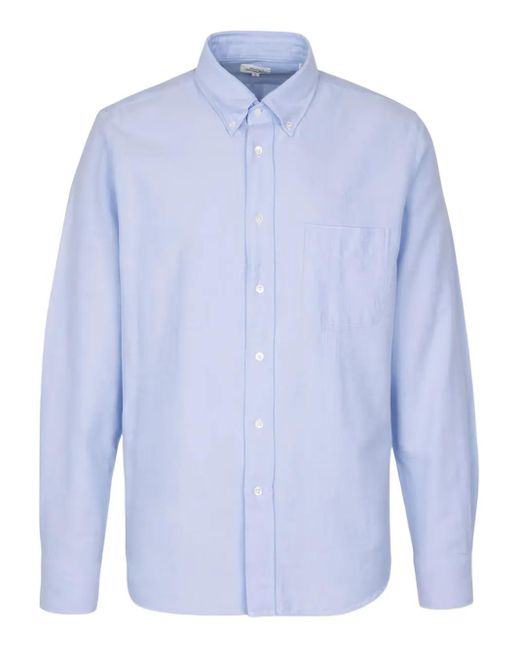 メンズ Hartford ボタン シャツ Blue