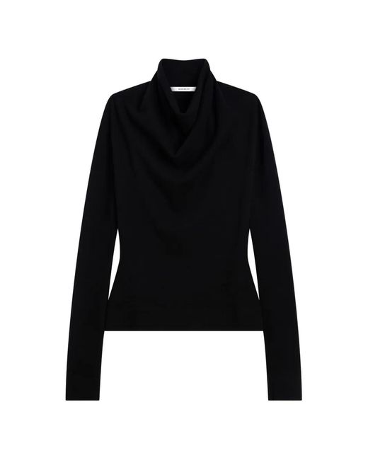 Givenchy Black Draped Sweater