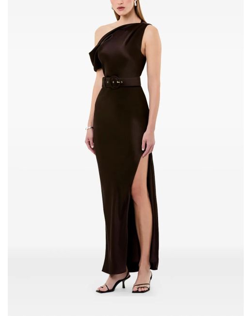 Nicholas Black Halle One-Shoulder Maxi Dress