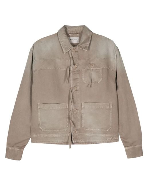 メンズ WOOD WOOD Flap Chore ジャケット Brown