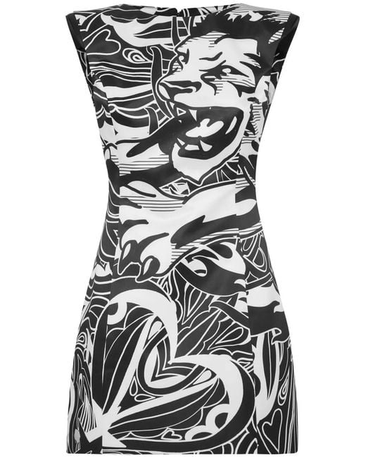 Philipp Plein Black Mini Dress