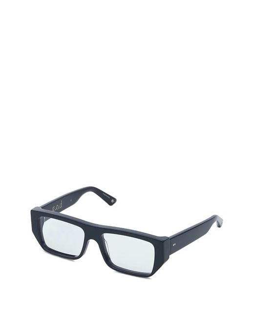 G.O.D Eyewear White Rectangle-Frame Sunglasses