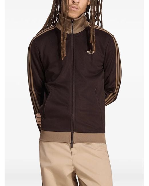 Adidas Brown Beckenbauer Track Jacket for men