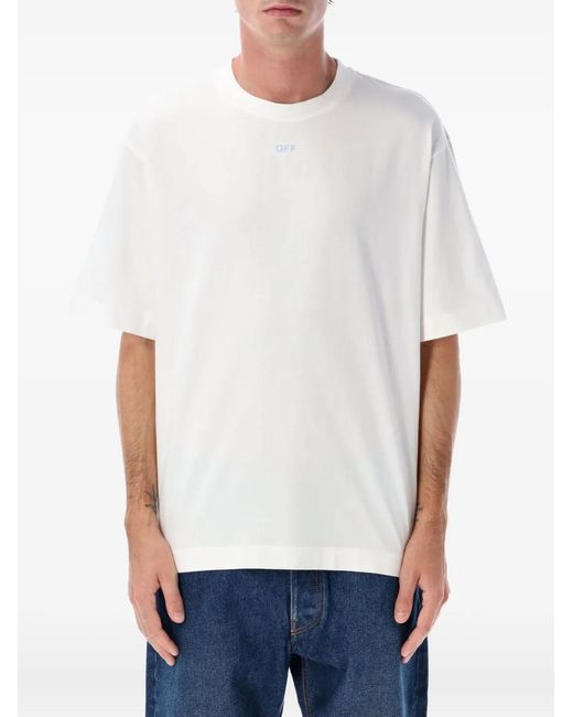 Off-White c/o Virgil Abloh White Arrow Stencil-Print T-Shirt for men