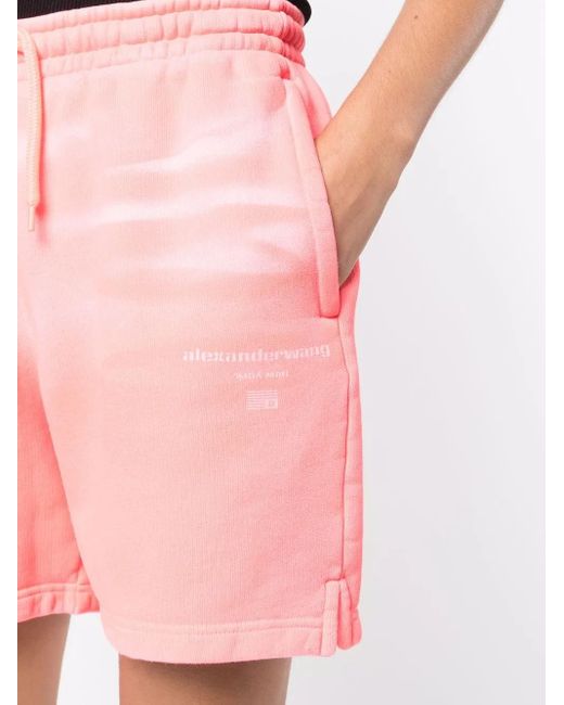 Alexander Wang タイダイ トラックショーツ Pink