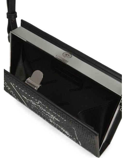 Karl Lagerfeld Black Mini Pochette K/Soirée