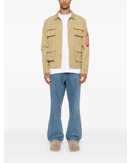 Alpha Industries Natural Ripstop Cargo Overshirt for men