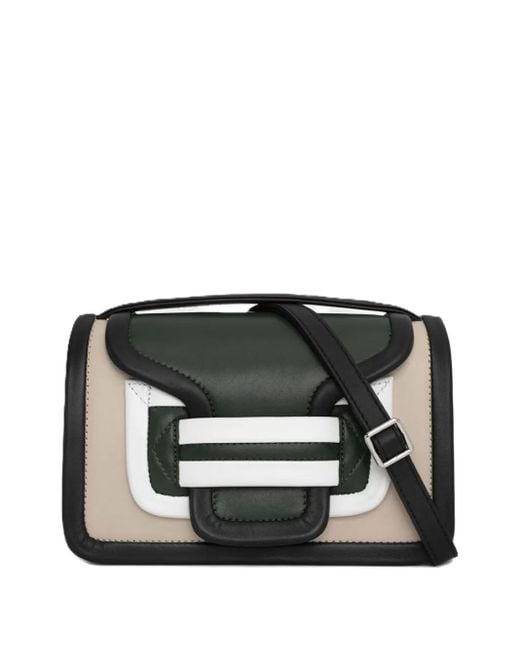 Bolso de hombro Alpha con paneles Pierre Hardy de color Black