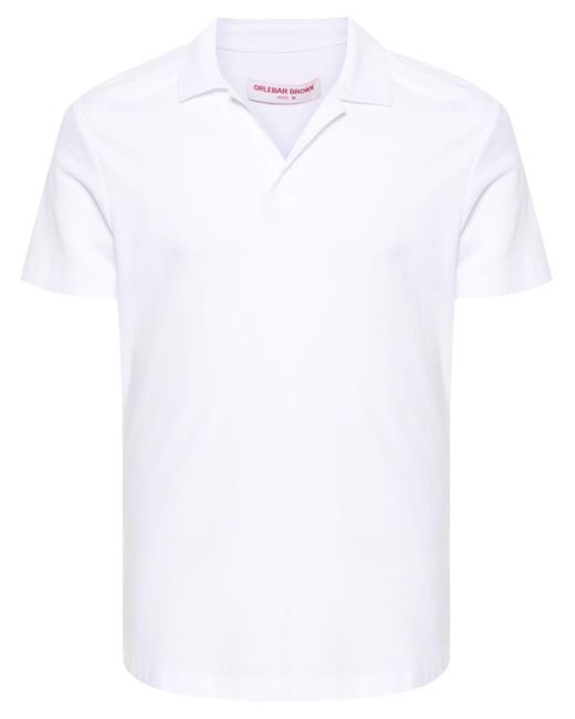 Orlebar Brown Felix Poloshirt mit Reverskragen in White für Herren