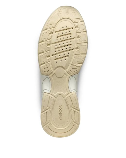 Geox White Zarvia Chunky-Platform Sneakers