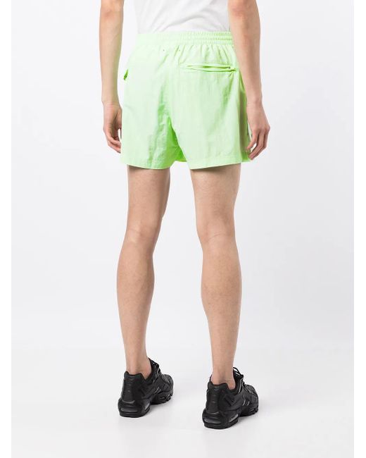 Y-3 Green Utility Swimming Shorts for men