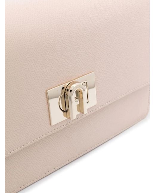 Furla Pink 1927 Logo Mini Crossbody Handbag