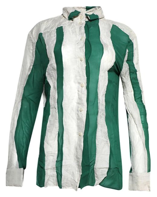Christopher Esber Green Spliced Shirt