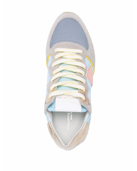 Philippe Model White Trpx Mondial Lace-Up Sneakers
