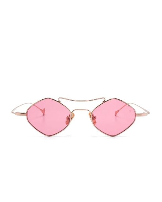 Eyepetizer Pink Geometric-Frame Sunglasses
