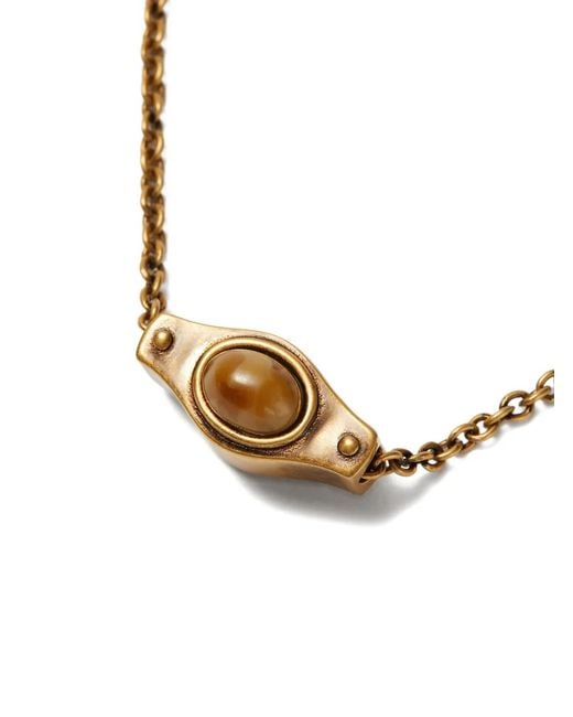 Versace White Ellittica Necklace
