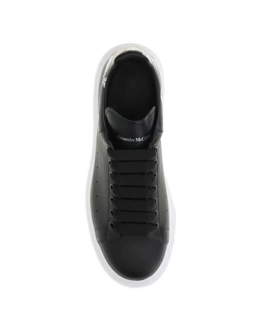 McQueen Black Oversized Sneakers for men