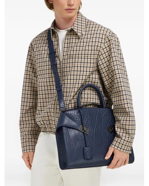 Ferragamo Blue Hug Briefcase for men