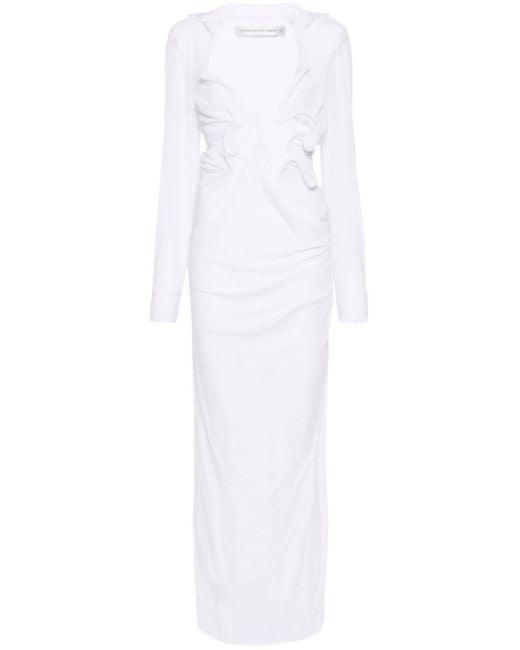 Christopher Esber Maxi-jurk in het White