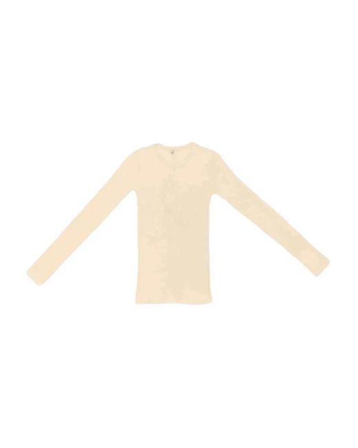 Baserange ラウンドネック Tシャツ White