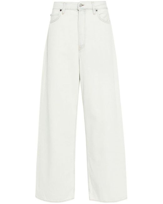 Acne White 1981m Loose-fit Jeans for men