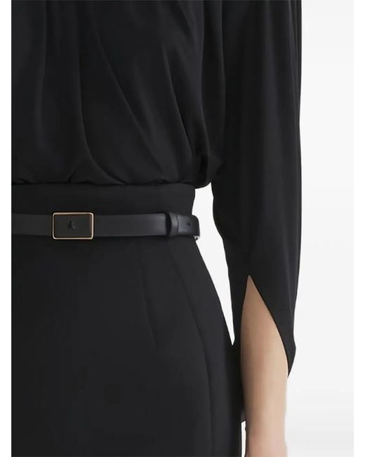 Mugler Getailleerde Mini-Rok in het Black