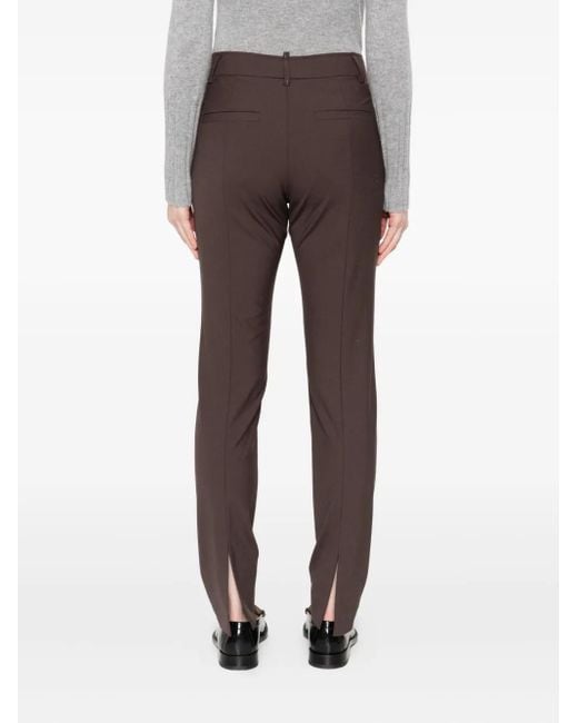 Brunello Cucinelli Broek Met Toelopende Pijpen in het Gray
